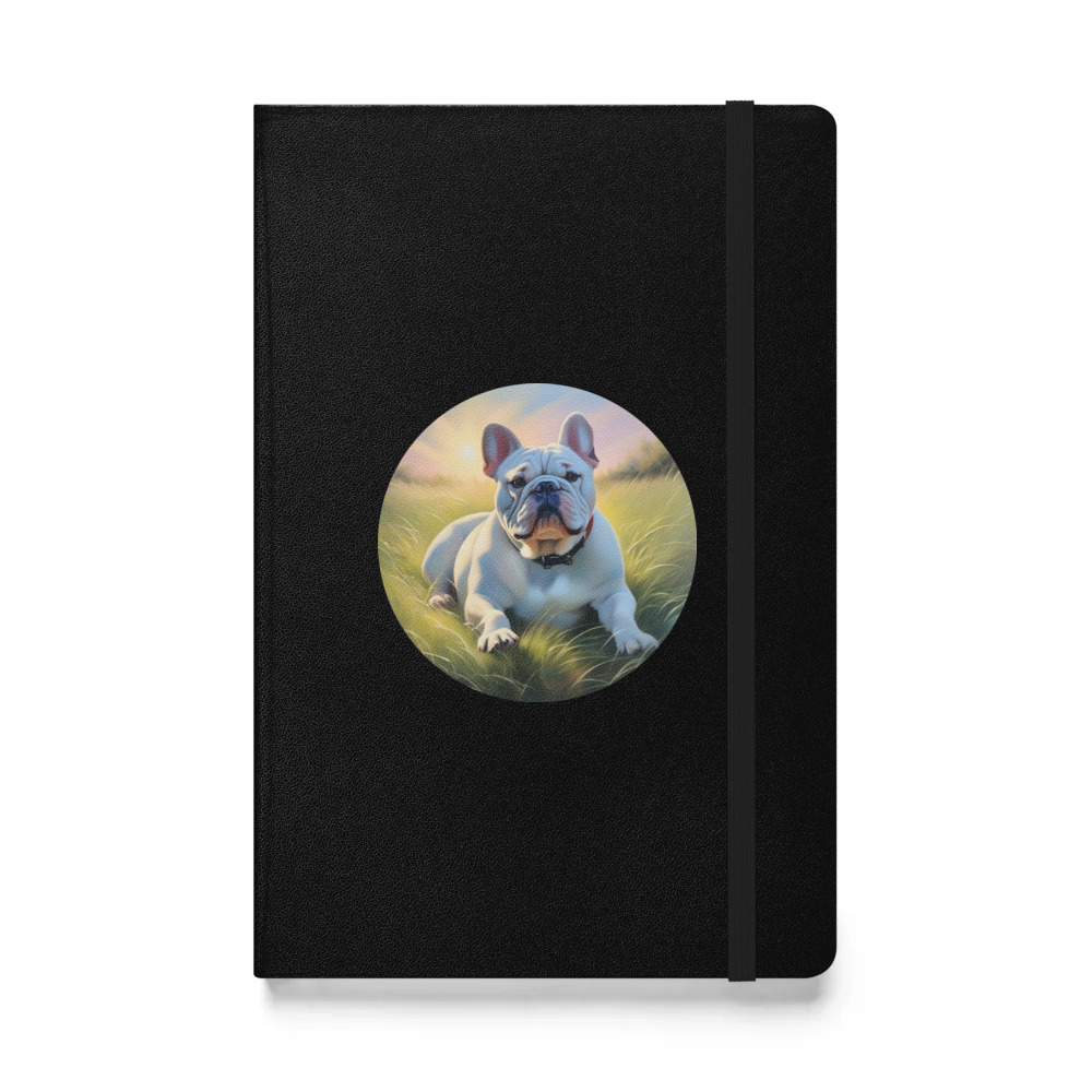PugMug Custom Bulldog Hardcover Bound Notebook
