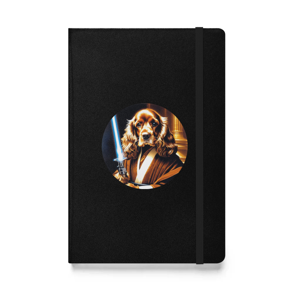 PugMug Custom English Cocker Spaniel Hardcover Bound Notebook