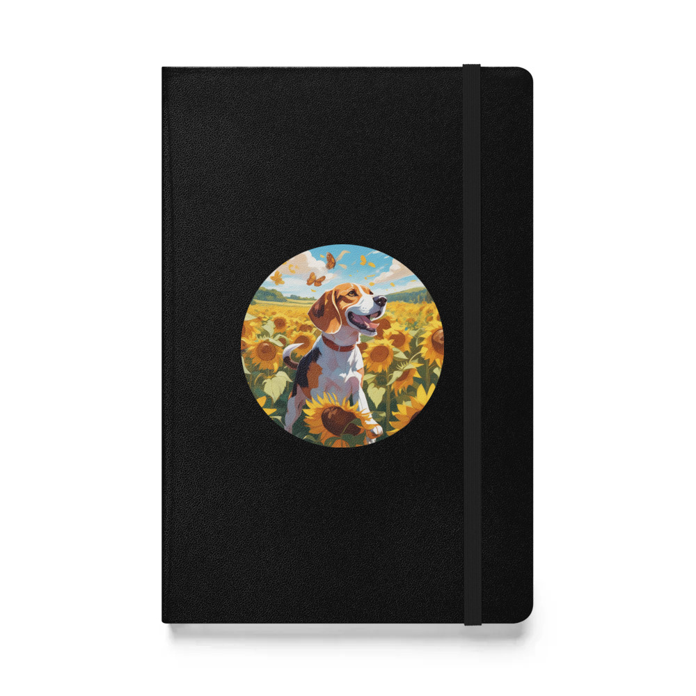 PugMug Custom Beagle Hardcover Bound Notebook