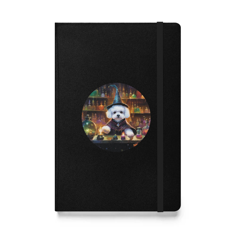 PugMug Custom Bichons Frise Hardcover Bound Notebook