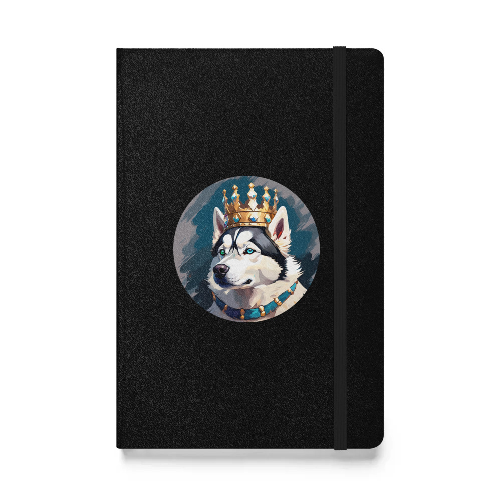 PugMug Custom Siberian Husky Hardcover Bound Notebook