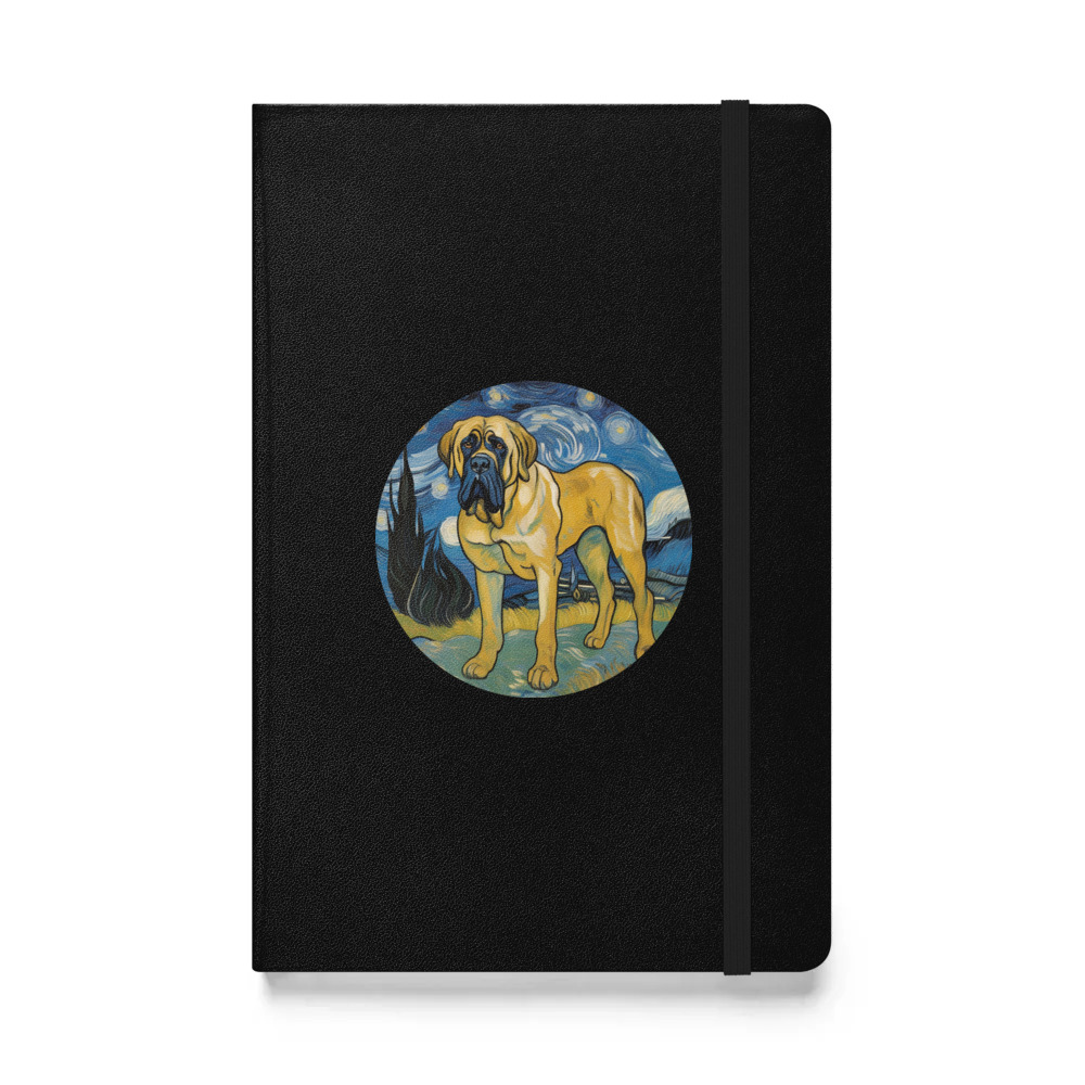 PugMug Custom Mastiff Hardcover Bound Notebook