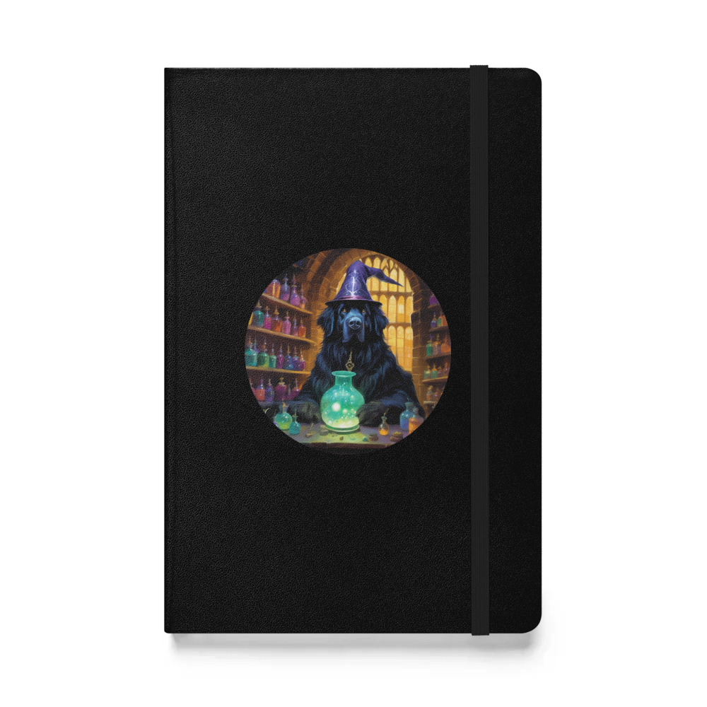 PugMug Custom Newfoundland Hardcover Bound Notebook