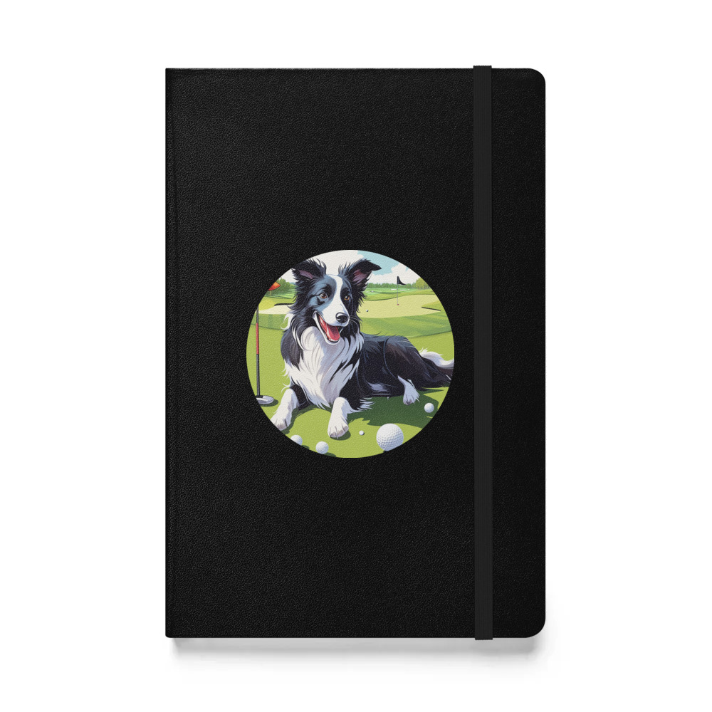 PugMug Custom Border Collie Hardcover Bound Notebook
