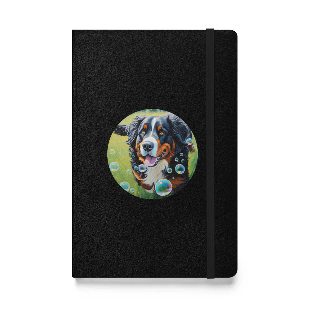 PugMug Custom Bernese Mountain Dog Hardcover Bound Notebook
