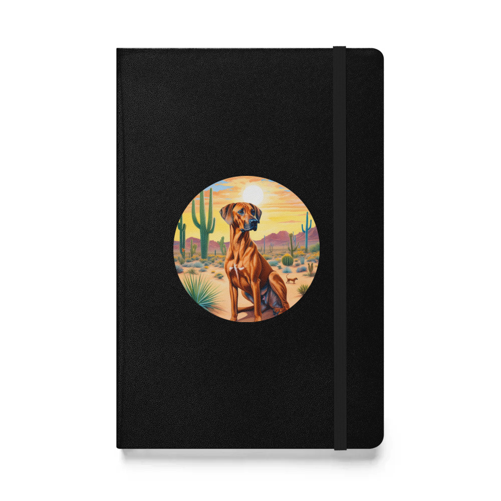 PugMug Custom Rhodesian Ridgeback Hardcover Bound Notebook