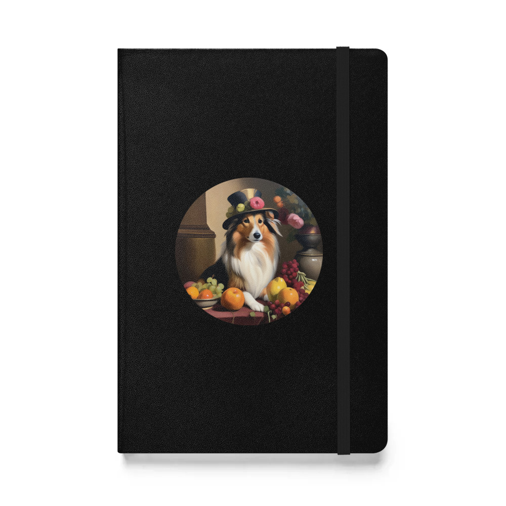 PugMug Custom Shetland Sheepdog Hardcover Bound Notebook