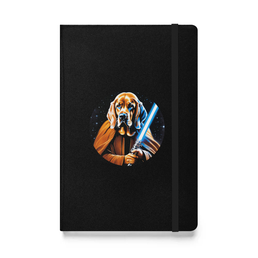 PugMug Custom Bloodhound Hardcover Bound Notebook