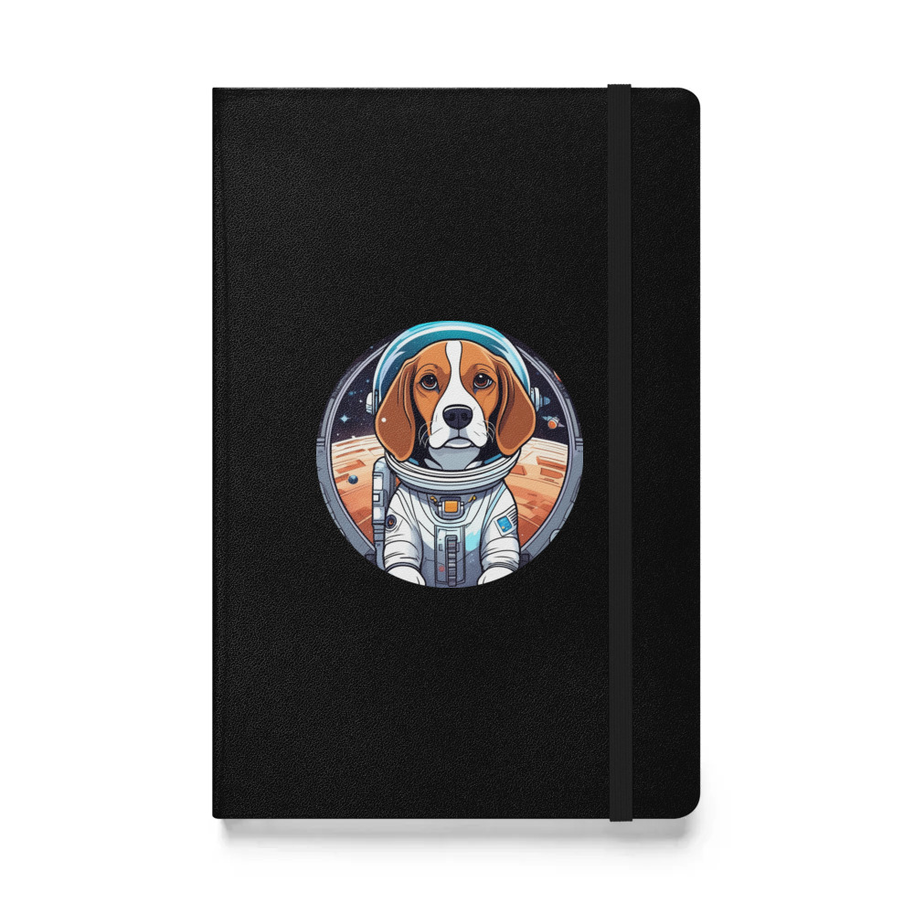 PugMug Custom Beagle Hardcover Bound Notebook
