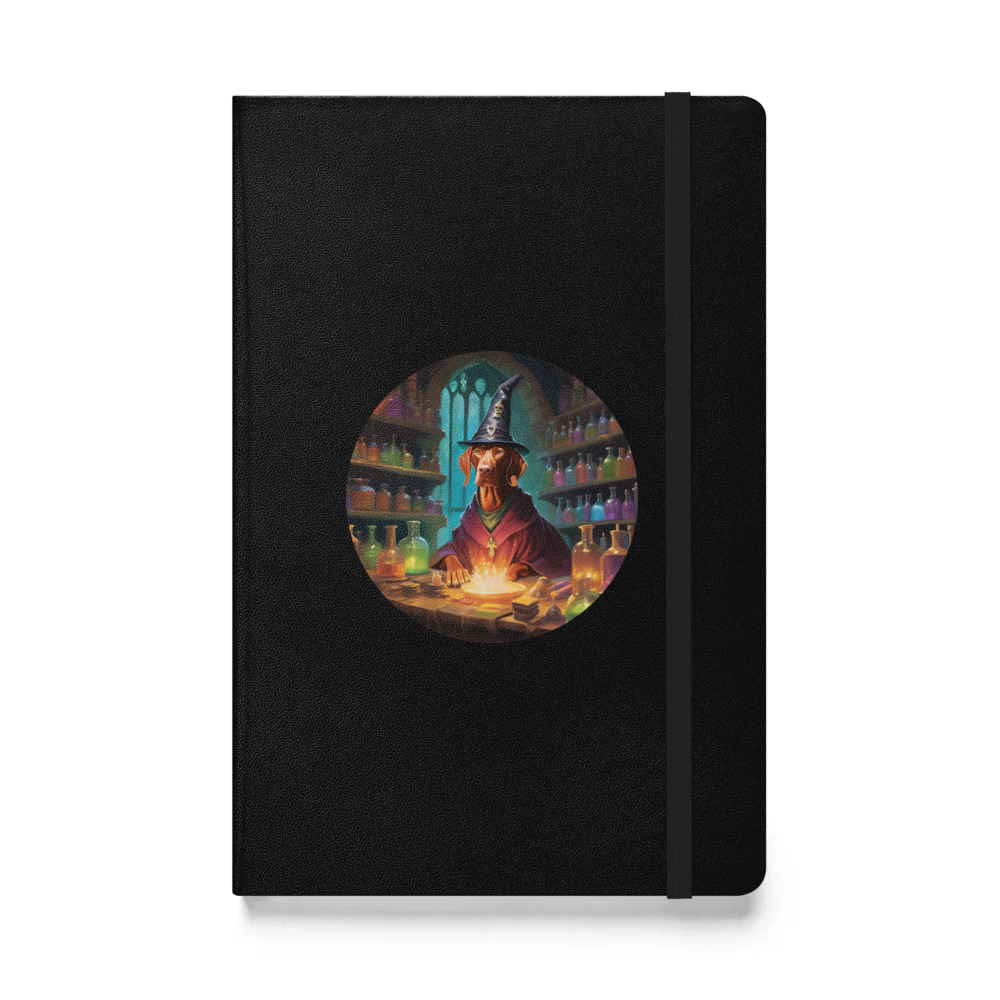 PugMug Custom Vizsla Hardcover Bound Notebook