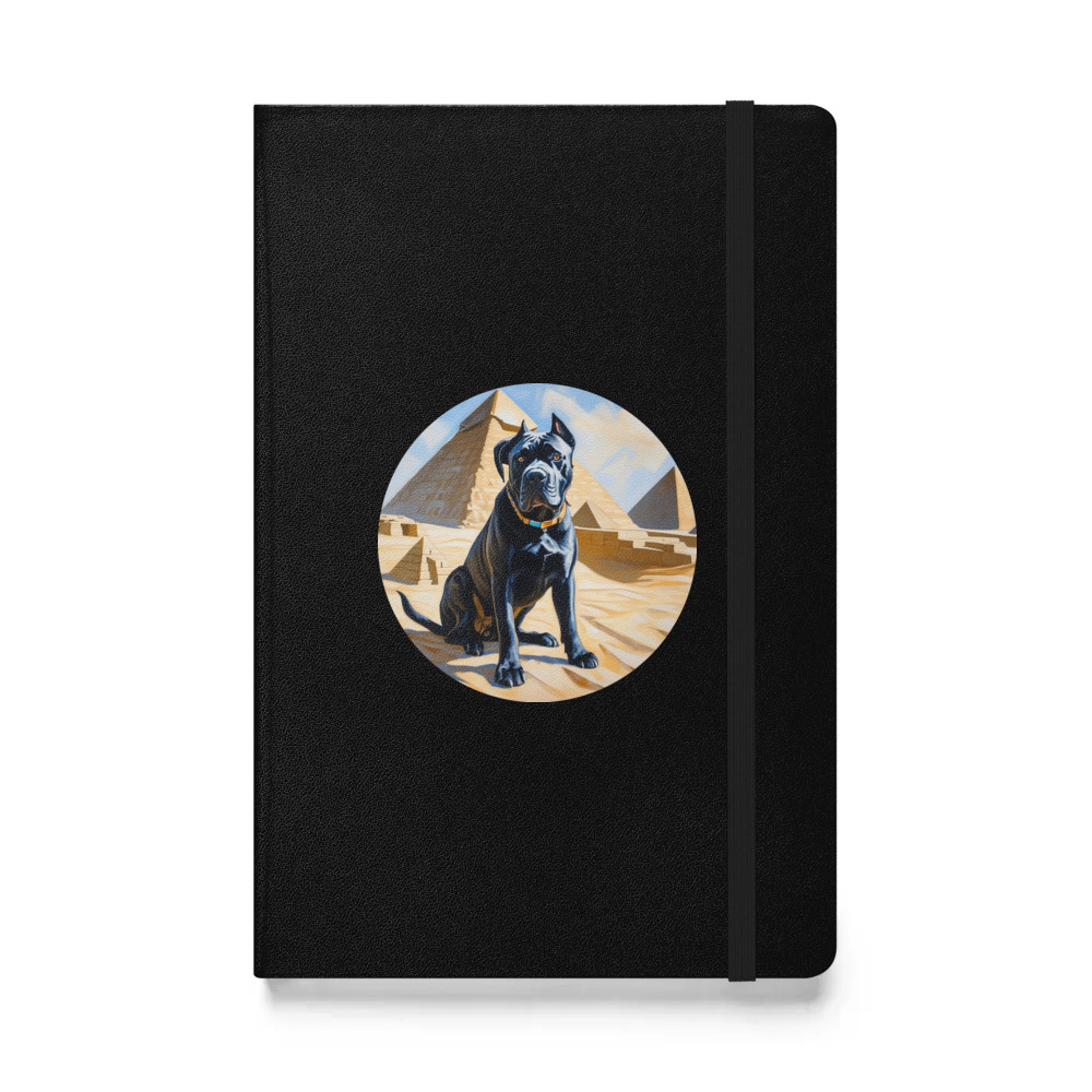 PugMug Custom Cane Corso Hardcover Bound Notebook