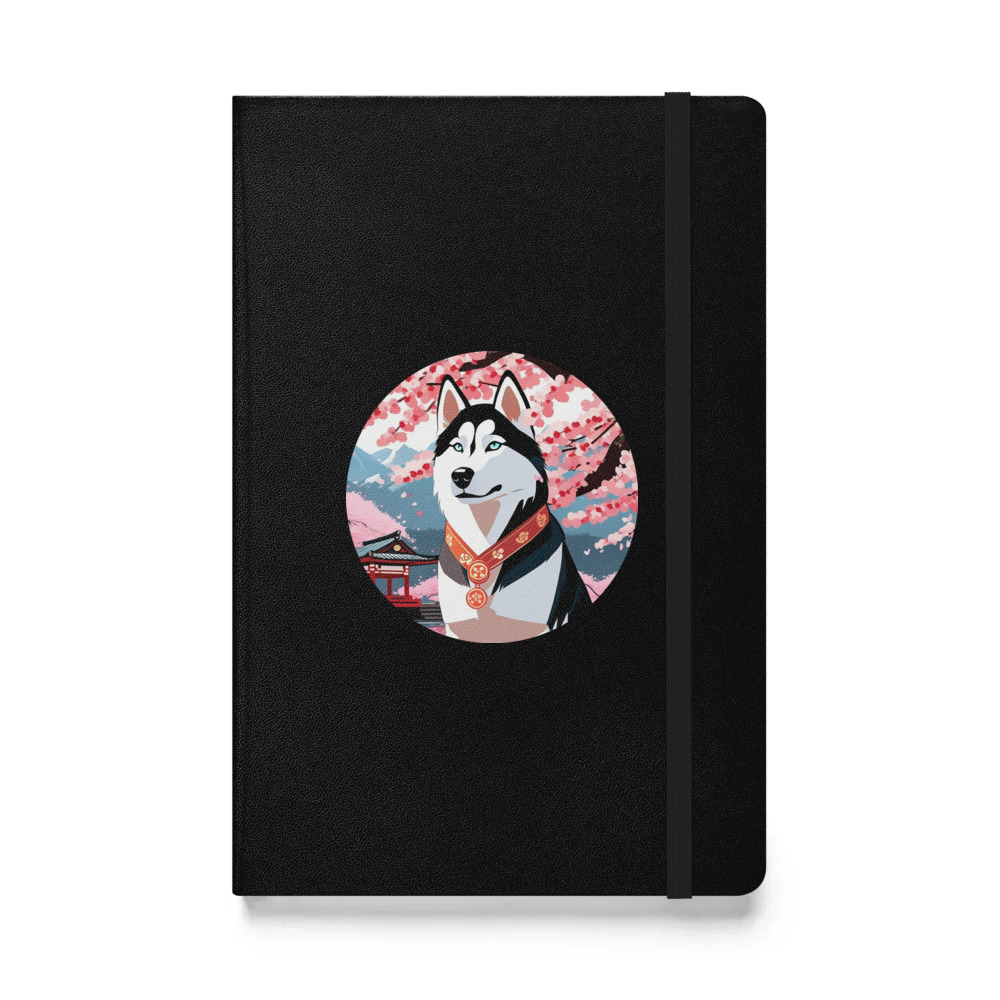PugMug Custom Siberian Husky Hardcover Bound Notebook