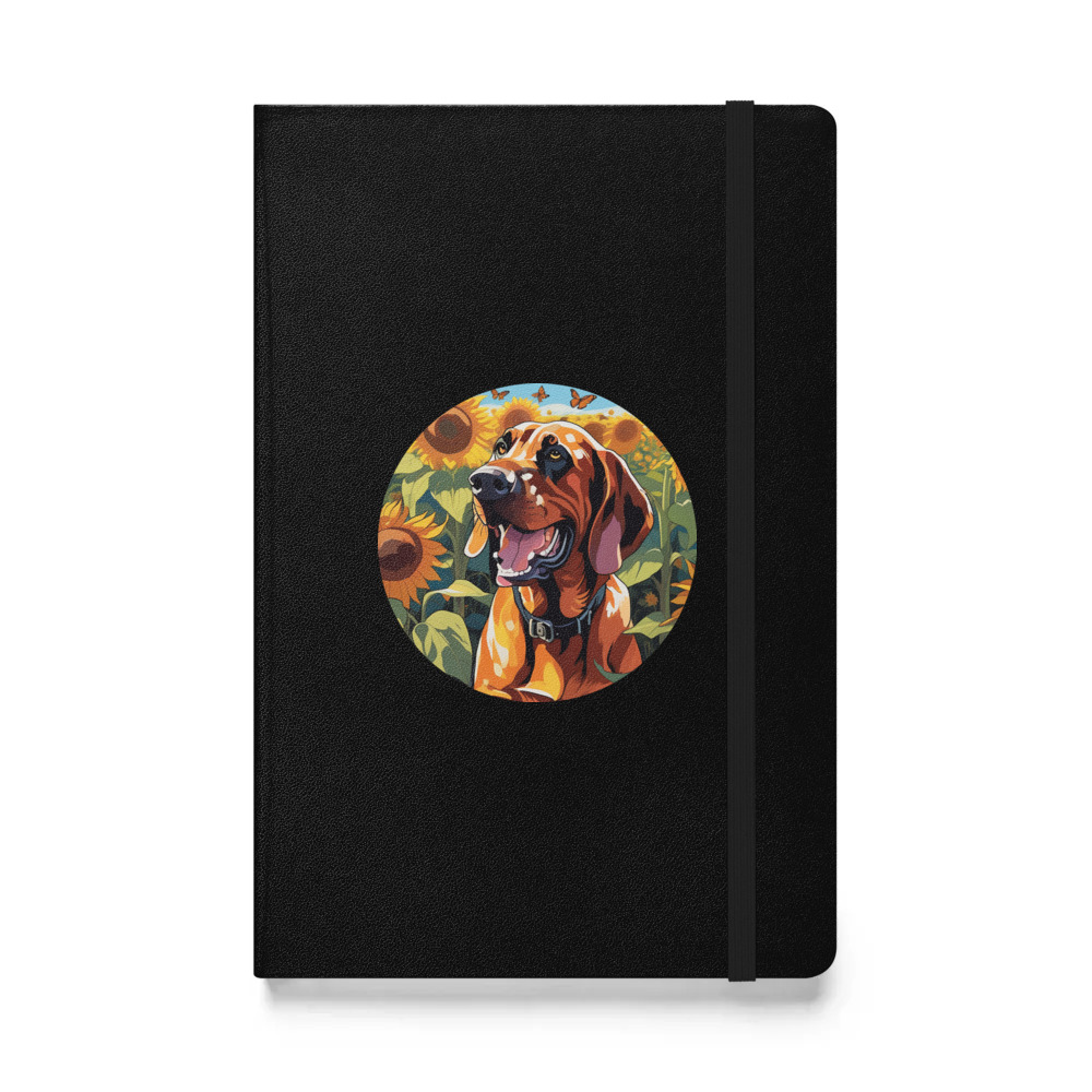 PugMug Custom Bloodhound Hardcover Bound Notebook