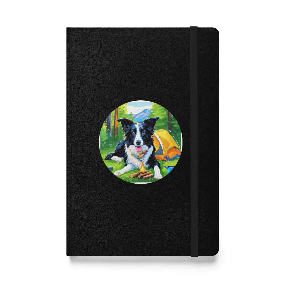 PugMug Custom Border Collie Hardcover Bound Notebook