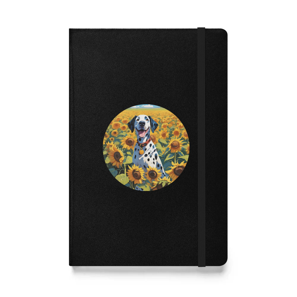 PugMug Custom Dalmatian Hardcover Bound Notebook