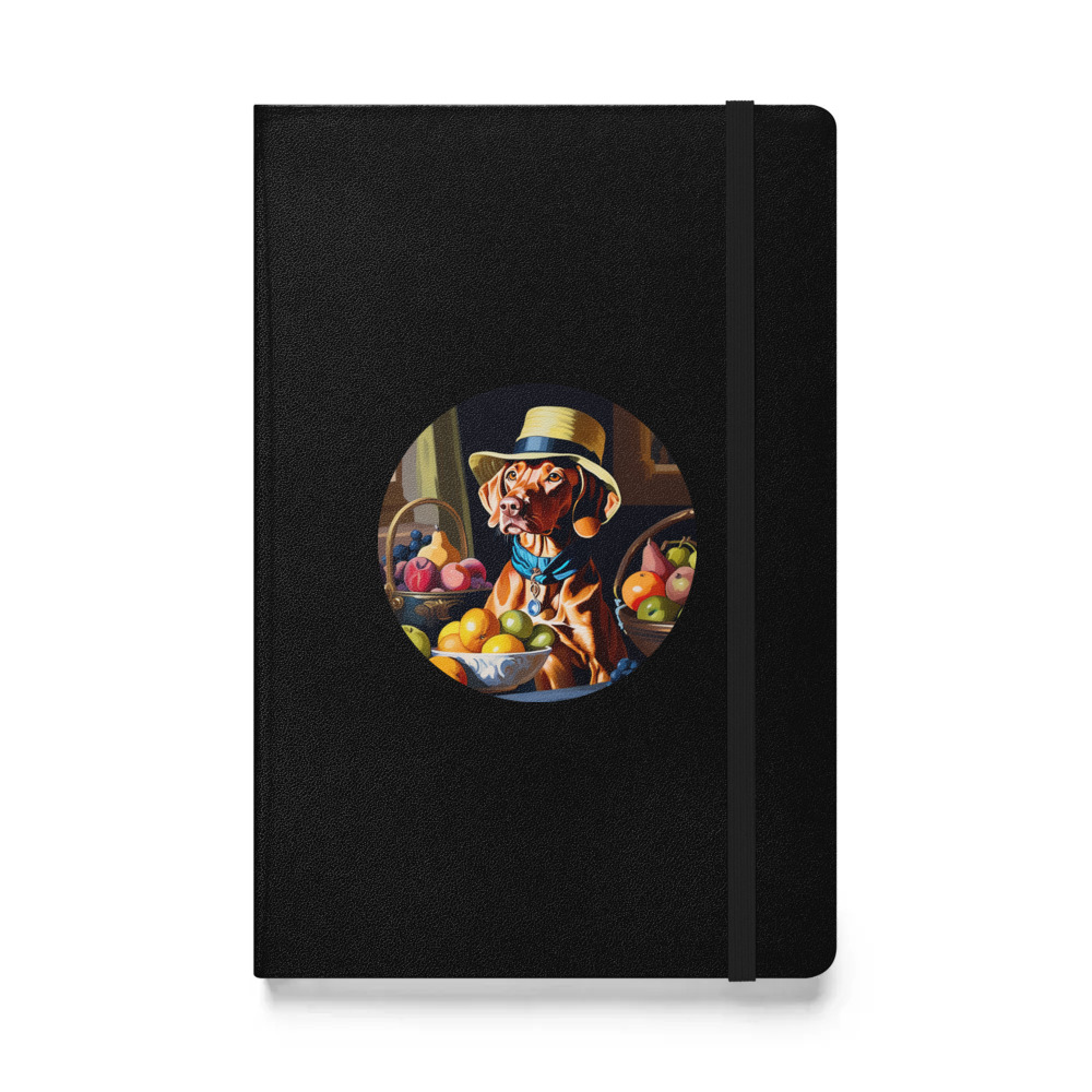 PugMug Custom Vizsla Hardcover Bound Notebook