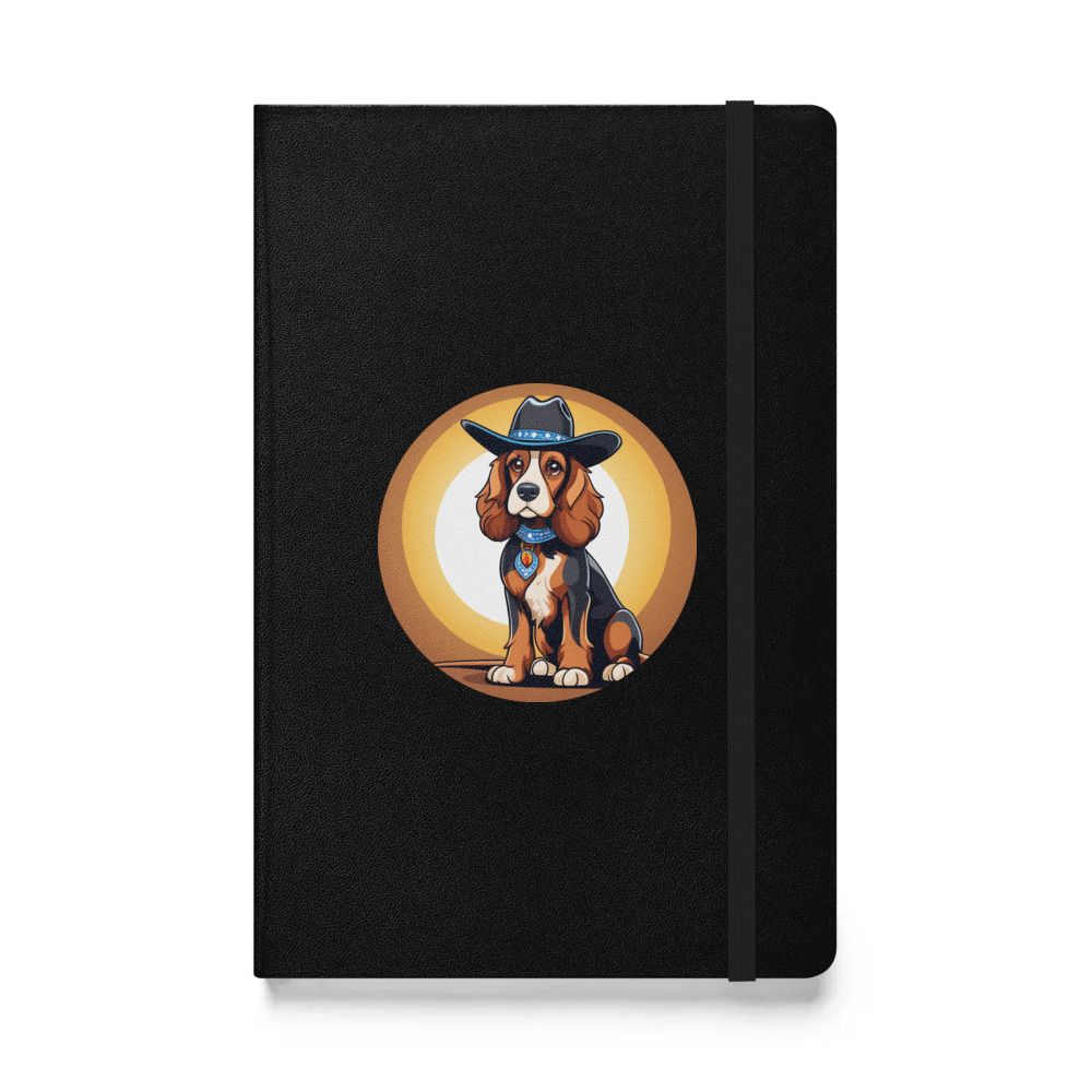 PugMug Custom English Cocker Spaniel Hardcover Bound Notebook