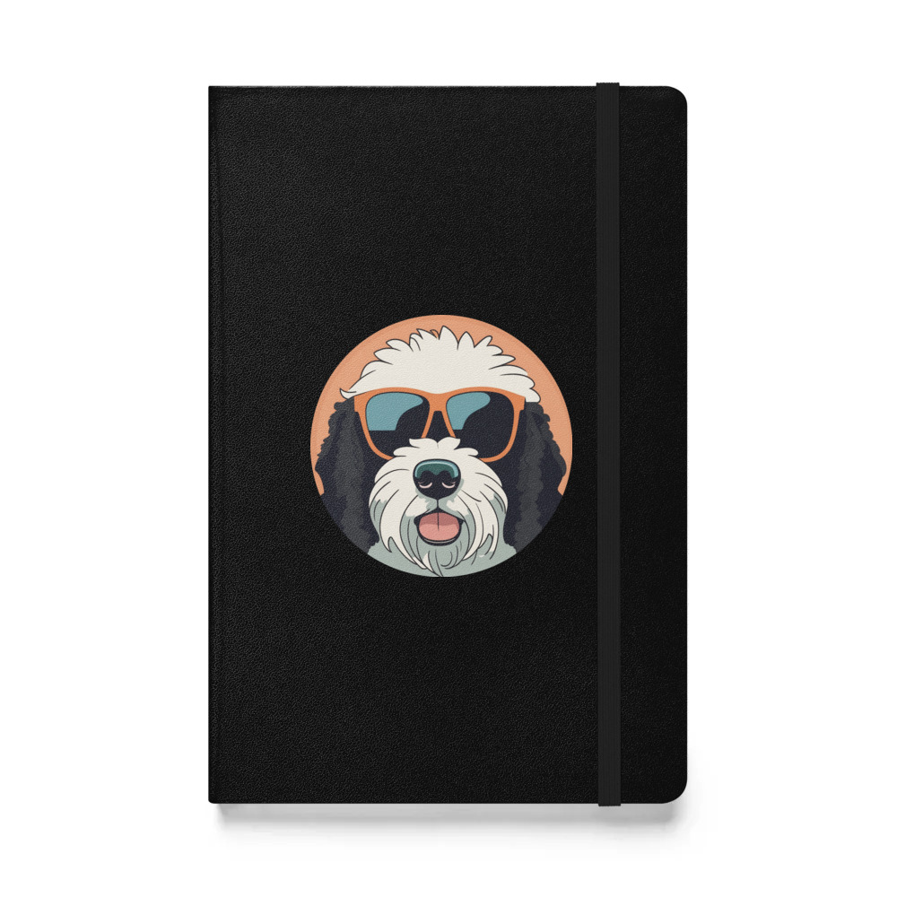 PugMug Custom Portuguese Water Dog Hardcover Bound Notebook