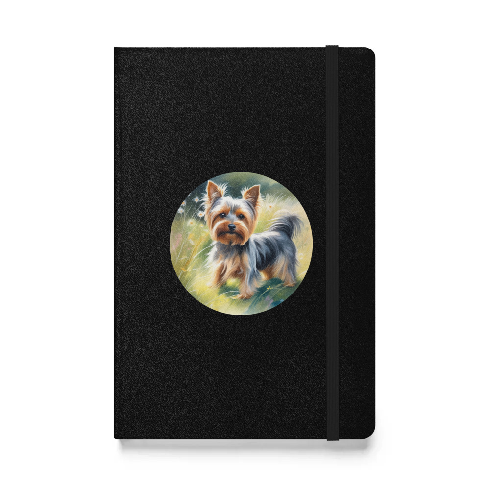 PugMug Custom Yorkshire Terrier Hardcover Bound Notebook