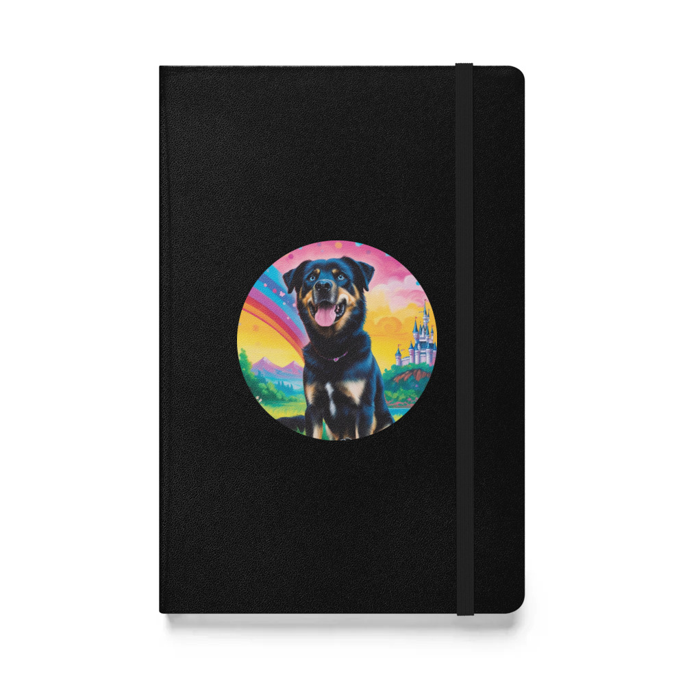 PugMug Custom Blue Hardcover Bound Notebook
