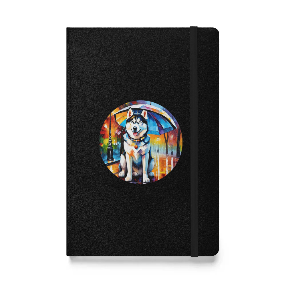 PugMug Custom Siberian Husky Hardcover Bound Notebook