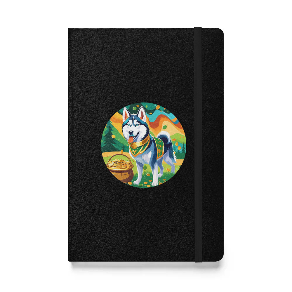 PugMug Custom Siberian Husky Hardcover Bound Notebook