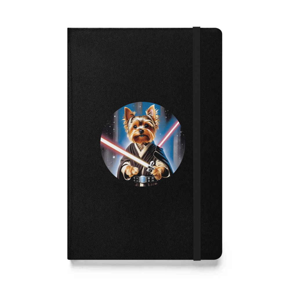 PugMug Custom Yorkshire Terrier Hardcover Bound Notebook