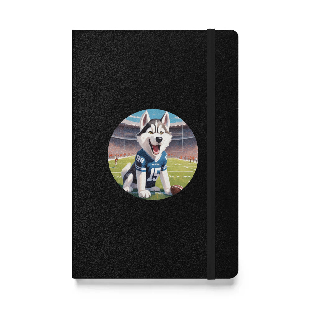 PugMug Custom Siberian Husky Hardcover Bound Notebook