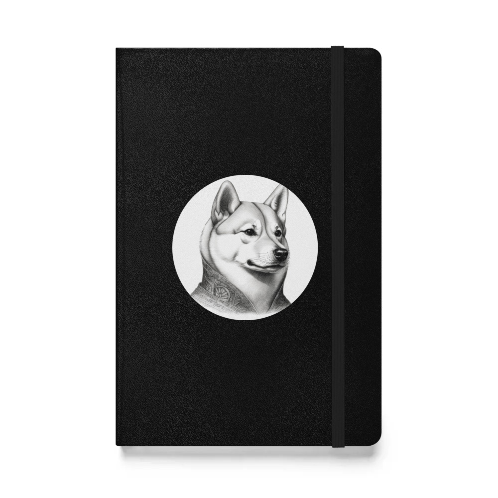 PugMug Custom Shiba Inu Hardcover Bound Notebook