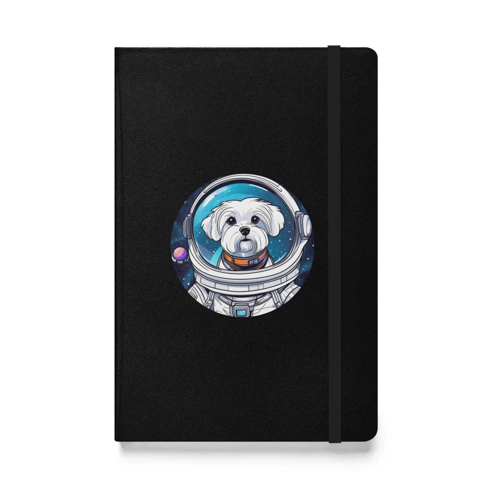 PugMug Custom Maltese Dog Hardcover Bound Notebook