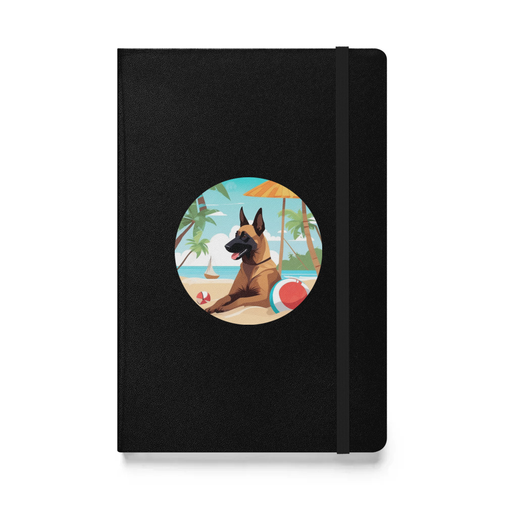 PugMug Custom Belgian Malinois Hardcover Bound Notebook
