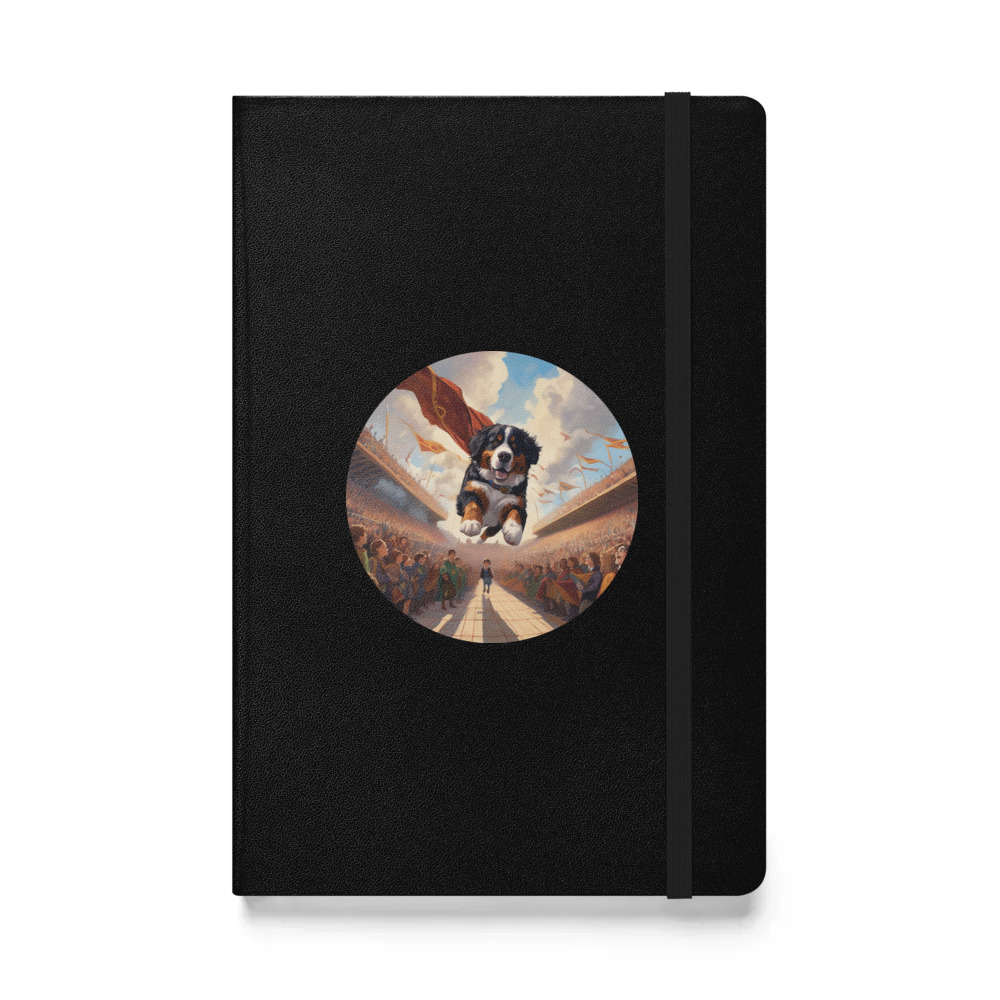 PugMug Custom Bernese Mountain Dog Hardcover Bound Notebook
