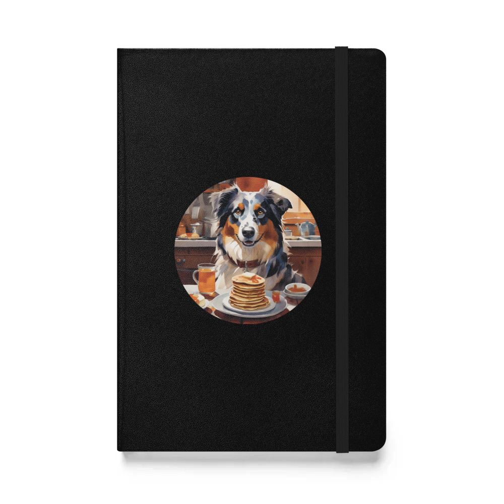 PugMug Custom Australian Shepherd Dog Hardcover Bound Notebook