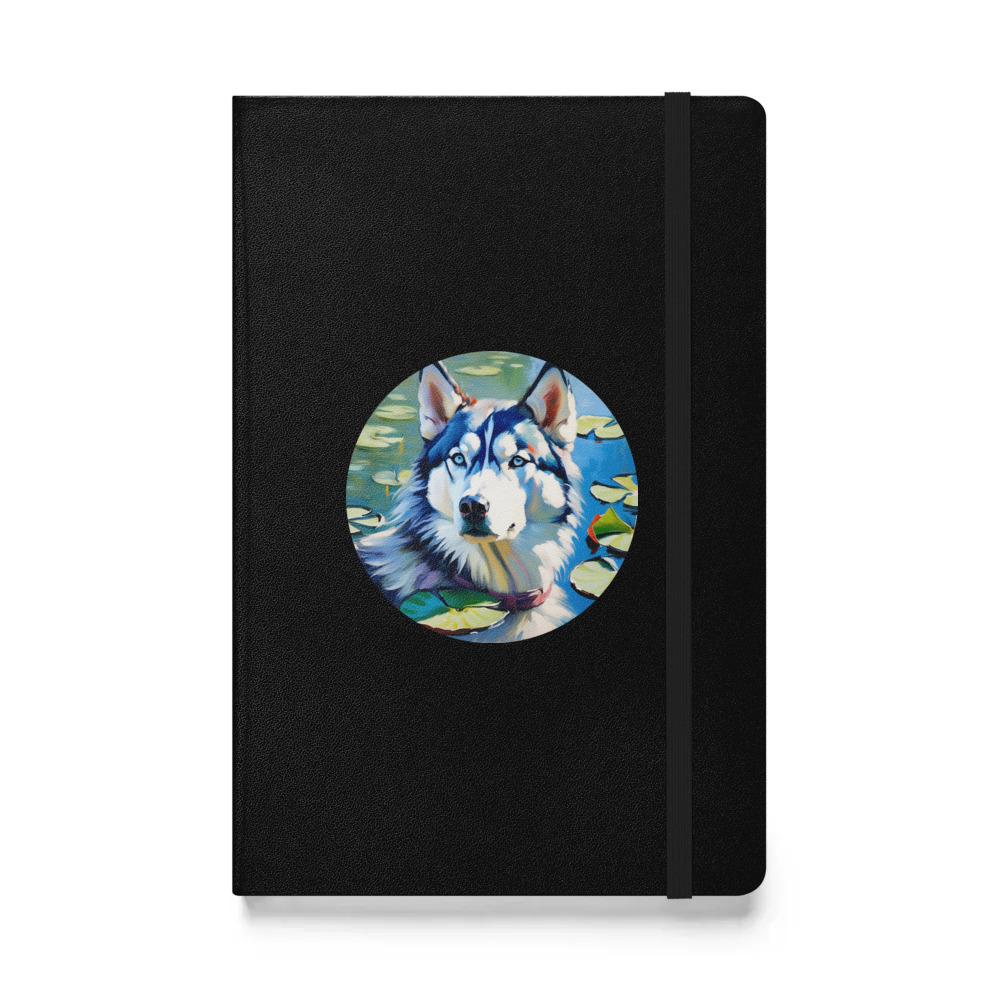 PugMug Custom Siberian Husky Hardcover Bound Notebook