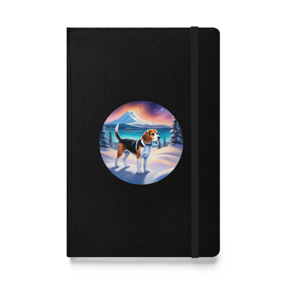 PugMug Custom Beagle Hardcover Bound Notebook
