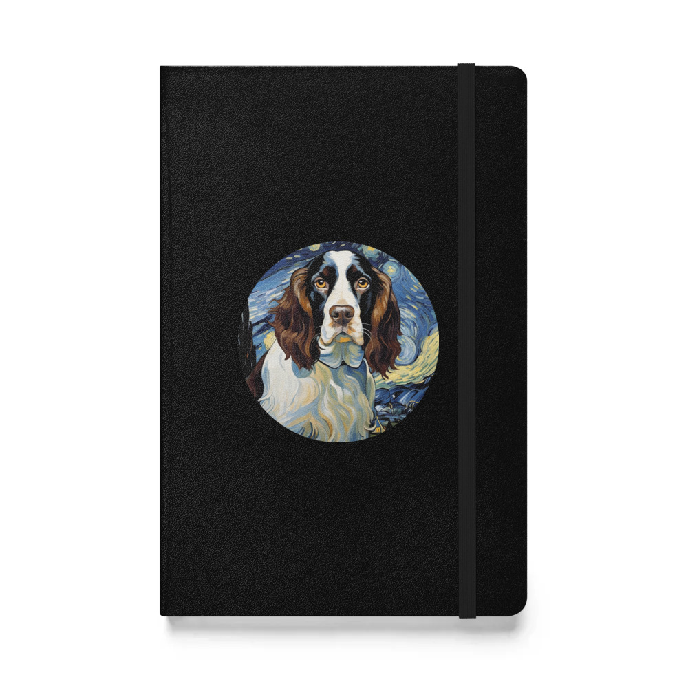 PugMug Custom English Springer Spaniel Hardcover Bound Notebook