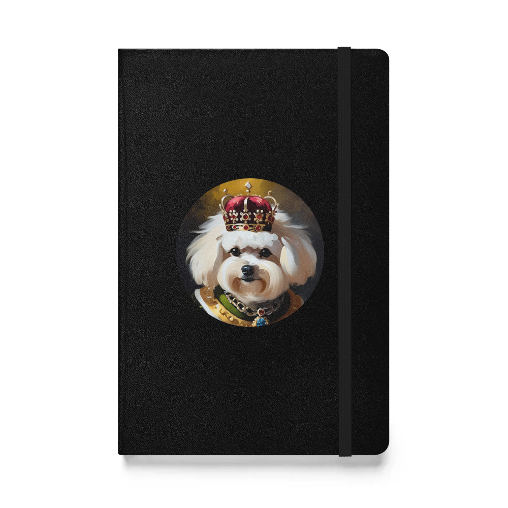 PugMug Custom Bichons Frise Hardcover Bound Notebook