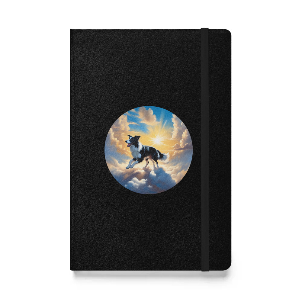 PugMug Custom Border Collie Hardcover Bound Notebook