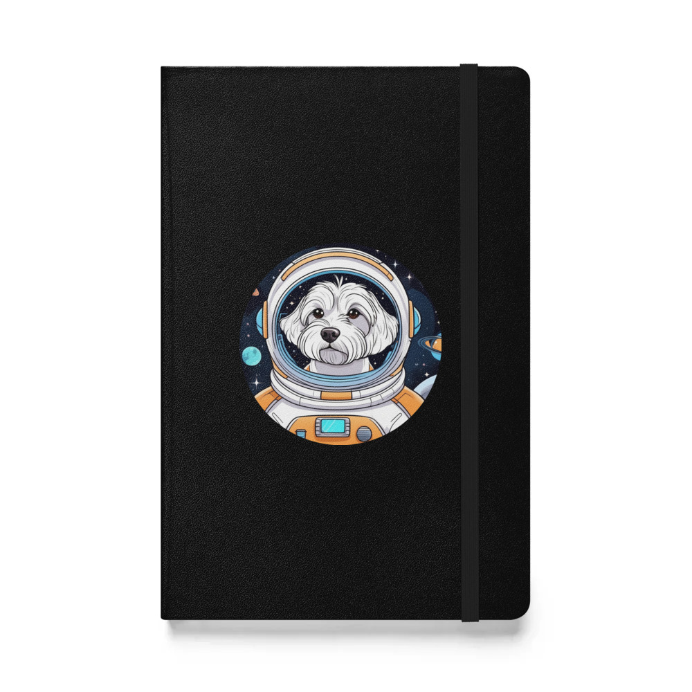 PugMug Custom Maltese Dog Hardcover Bound Notebook