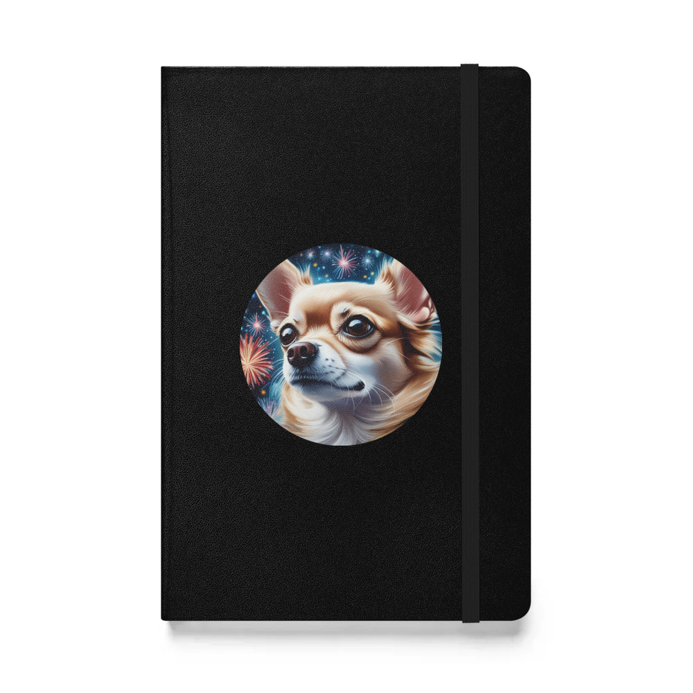 PugMug Custom Chihuahua Hardcover Bound Notebook