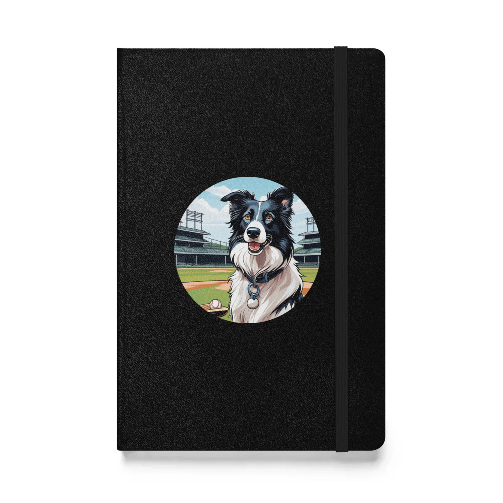 PugMug Custom Border Collie Hardcover Bound Notebook