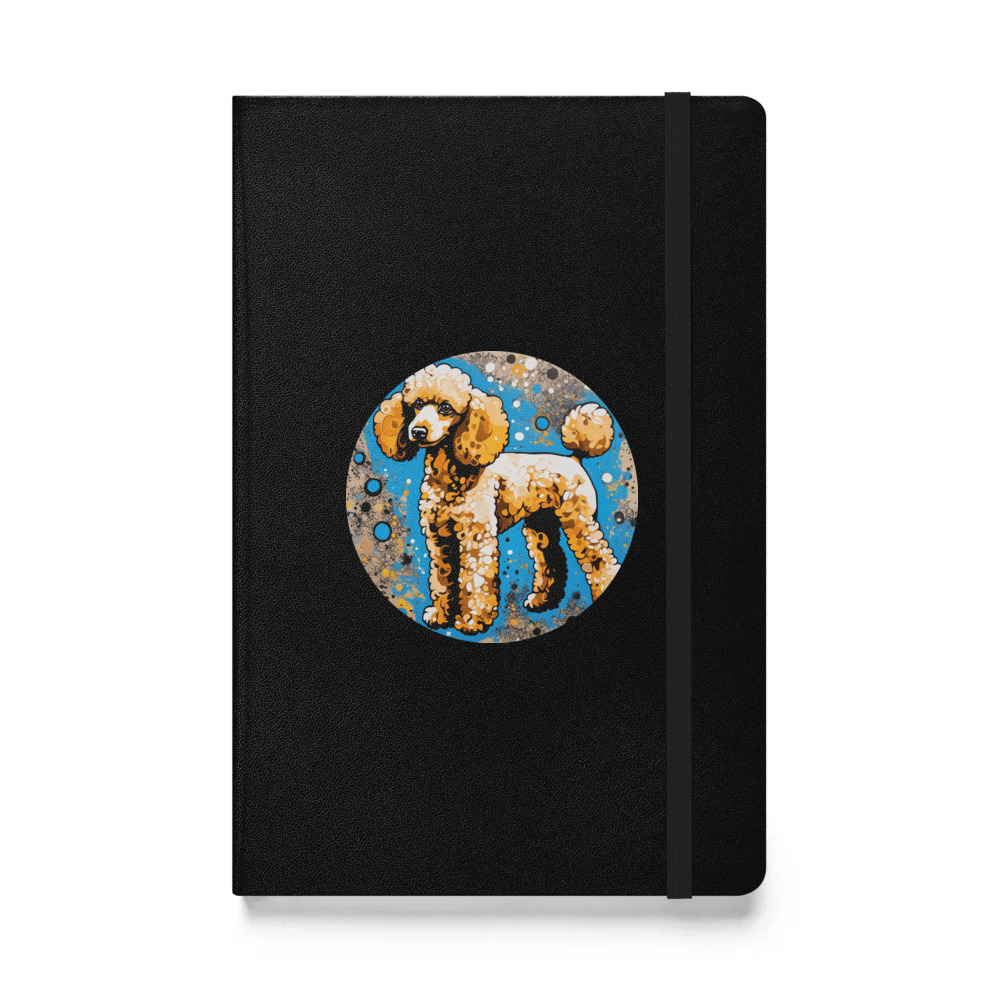 PugMug Custom Tan Poodle Hardcover Bound Notebook