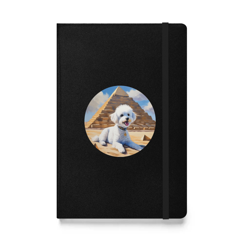 PugMug Custom Bichons Frise Hardcover Bound Notebook