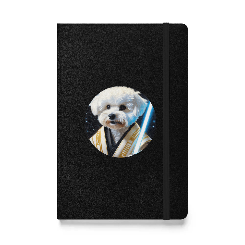 PugMug Custom Bichons Frise Hardcover Bound Notebook