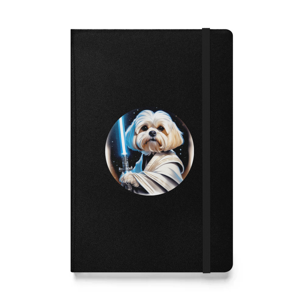PugMug Custom Maltese Dog Hardcover Bound Notebook