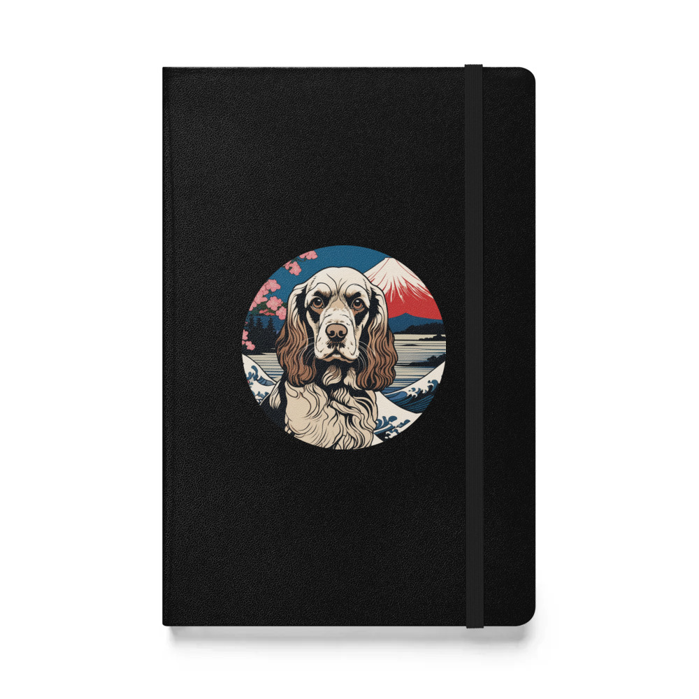 PugMug Custom Cocker Spaniel Hardcover Bound Notebook