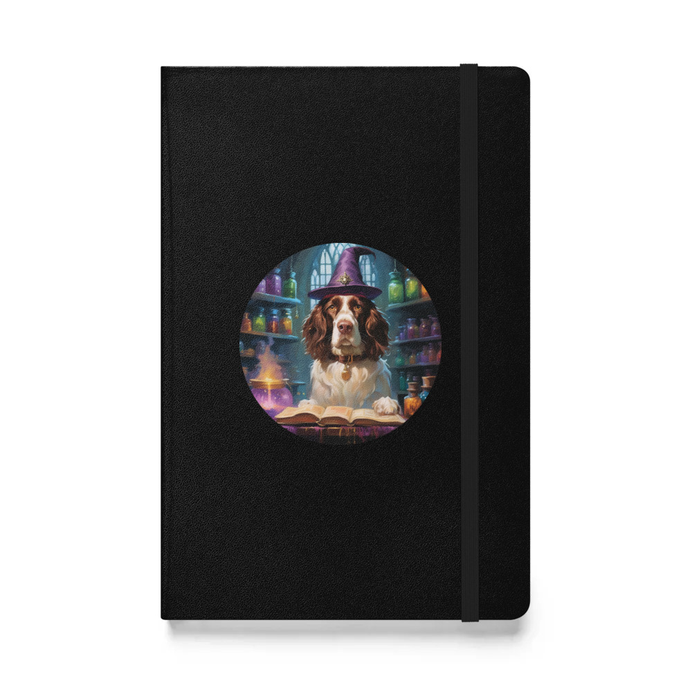 PugMug Custom English Springer Spaniel Hardcover Bound Notebook