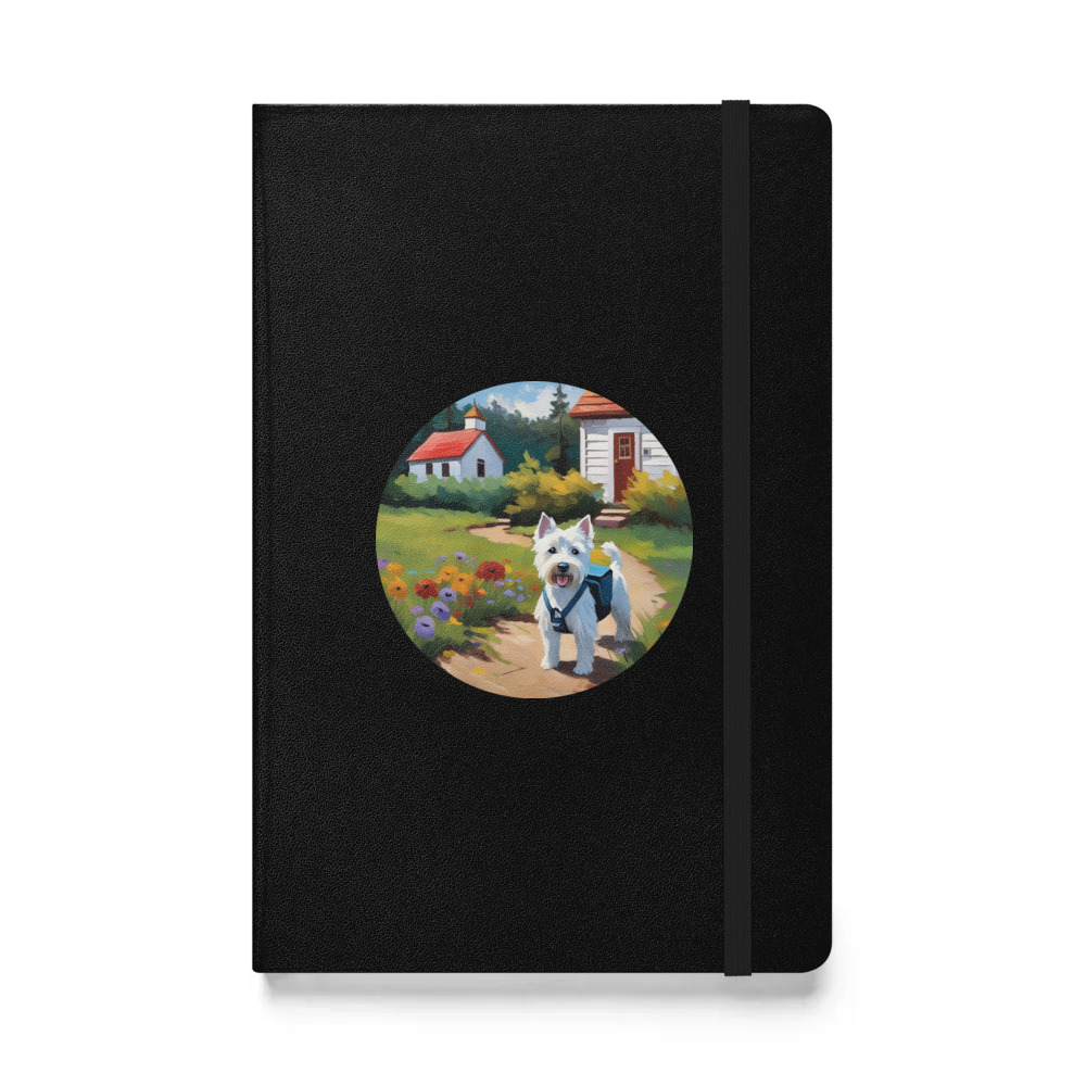 PugMug Custom West Highland White Terrier Hardcover Bound Notebook
