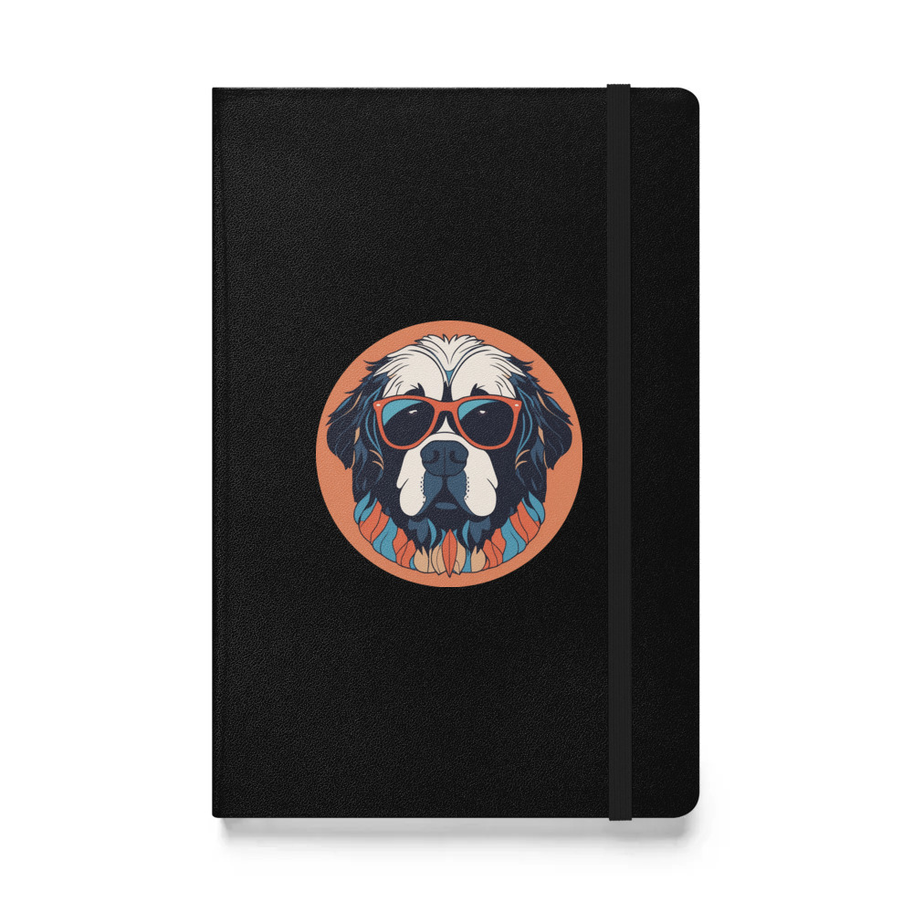 PugMug Custom Newfoundland Hardcover Bound Notebook