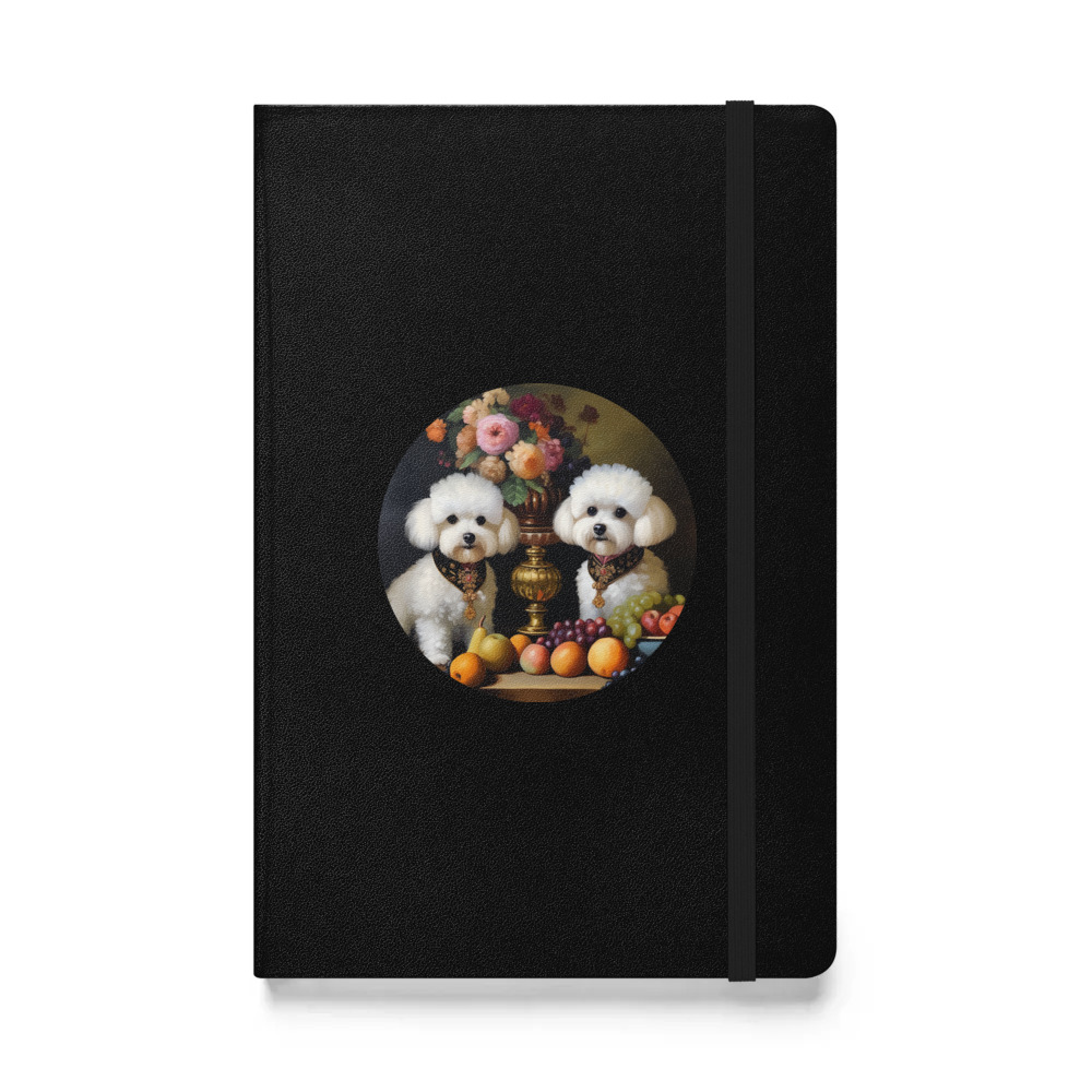 PugMug Custom Bichons Frise Hardcover Bound Notebook